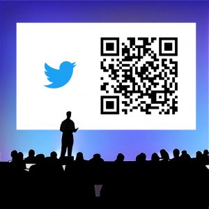 Ejemplo código QR para la difusión redes sociales