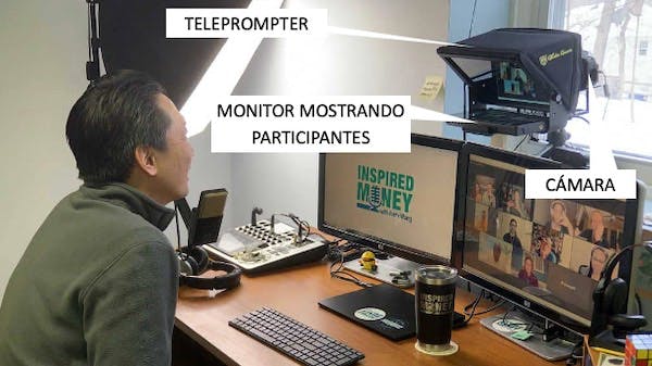 formacion online con teleprompter